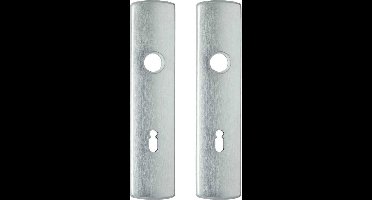 AXA klikschild set met kastdeurslot krukgat SL 72 | ALUMINIUM