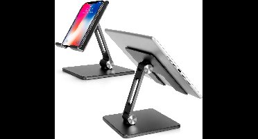Verstelbare Aluminium Tablet Stand voor Tablets en Mobiele Telefoons (4-15,6 inch)