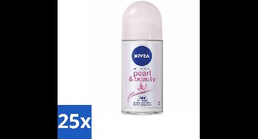 Nivea – Deodorant Roller – Pearl & Beauty – 50 ml - Bulkverpakking - 25 stuks