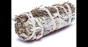 Witte salie smudge met rozemarijn – Set van 4 stuks