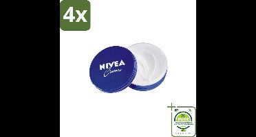 NIVEA Crème Blik 150 ml - Voordeelverpakking - 4 stuks - Nivea Crème - Hydraat
