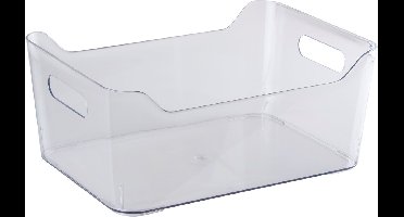 alpina Transparante Opbergbak - Opbergbakken/Opbergers - Koelkastopbergdoos - transparant - 33,5x24x14,5 cm