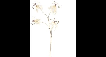 Buitengewoon de boet - Gloriosa lily spray ardesio creme 85 cm kuns...