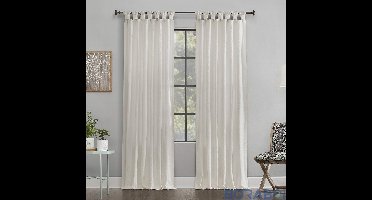 Gordijn - Ivoorkleurig - 132x241 cm - 100% Katoen