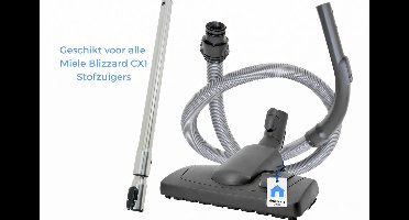 Kleanburg® Geschikt voor Miele Blizzard CX1 - Stofzuiger Onderdelen Set - Slang, Telescoop Buis & Combizuigmond