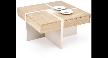 Vierkant salontafel Sevilla 80x80 cm Kashmir met lades