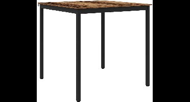 vidaXL - Staande - Bartafel - Bewerkt - hout