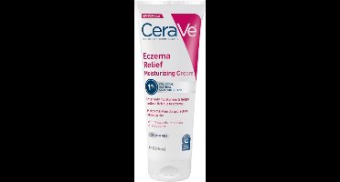 CeraVe Eczema Relief Moisturizing Cream met Colloïdale Havermout, Shea Butter & Vitamine E (236ml)– Intensieve Hydratatie voor Droge en Jeukende Huid – Steroïdvrij & Parabeenvrij – 236 ml