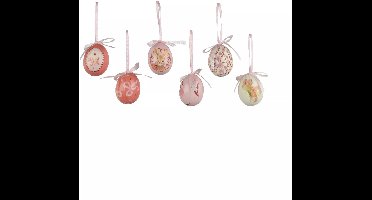 Decoris Hangdecoratie ei foam roze | voor paastak en kransen