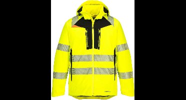 Portwest DX4 Hi-Vis winterjack DX461 - Geel/Zwart - L