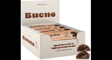 Protiplan - Protein Bueno Chocolate Hazelnut - 12 x 30 g - Koolhydraatarm - Suikerarm - Protein Bar