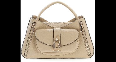 GUESS handtas schoudertas Jessa Girlfriend Bag Taupe beige