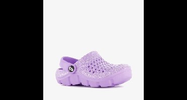 Meisjes klompen met glitters paars - Maat 28 - Clogs