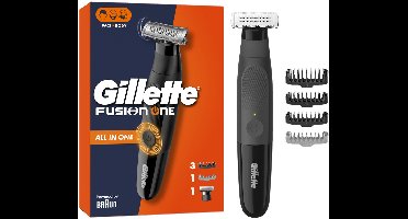 Gillette Fusion One Hybrid Baardtrimmer en Scheerapparaat - Voor Gezicht en Lichaam