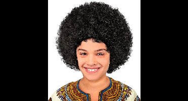 Afro pruik zwart kinderen