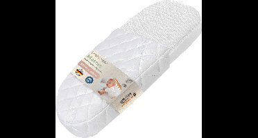 BestCare AERO Babymatras voor de wieg, Ovaal 80 x 40 cm getest op schadelijke stoffen en geschikt voor allergieën Wiegmatras Air Plus ademend - ideaal voor pasgeborenen