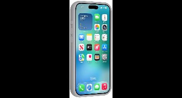 TUNIQ telefoonhoesje voor Apple iPhone 17 Air - Siliconen backcover - Grijs