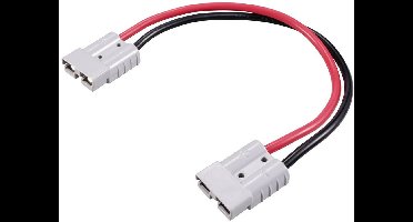 Hoogstroom-batterijstekker verlengkabel 300 mm TC-12195676 Zwart, Rood TRU COMPONENTS Inhoud: 1 stuk(s)