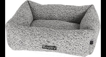 Boony lounger chenille grijs/blauw 80cm
