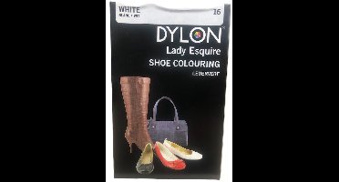 Dylon Schoen Lederverf Wit – Pakket van 1 – Voor Leer & Kunstleer – Kleurherstel & Opfrissing van Schoenen