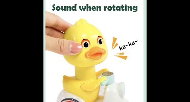 CFY Rijdend Eendje Speelgoed – Druk & Rij Speelgoed Auto – Baby Speelgoed Zonder Batterijen – Peuter Speelgoed – B3.1