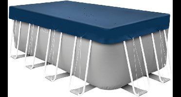 Intex - Afdekzeil - Small Rectangular Pool Cover - 400 x 200 cm - Blauw - Zwembad Afdekzeil - Zwembadhoes - Zwembad Bescherming - Blauw Afdekzeil - Intex Afdekzeil