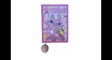 Notitieboek Angel A5,Notebook met lijn 80 pagina, Lilo en Stitch notitie boek, Schrijfboek, Lilo en Stitch