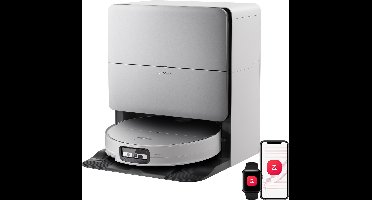 Roborock Saros 20 Sonic–Robotstofzuiger Met Dweilfunctie-VibraRise 5.0 dweilsysteem 4000 Trillingen/min-Digitale motor 36000 Pa&dubbel antiklitsysteem-AdaptiLift Chassis 3.0-Reactieve AI 3.0 obstakelherkenning-Pakt moeiteloos dikke tapijten aan,Wit