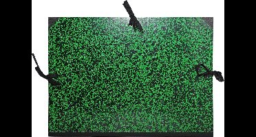 Exacompta 5x Tekenmap Annonay met linten 37x52cm - B3 - 1/2 raisin - Groen - 532200E