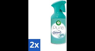 2 x Air Wick - Luchtverfrisser - Pure Nenuco - Spray - 250 ml - Luchtverfrisser - Nenuco - Luchtverfrissende Geur - Frisse Geur - Luchtverfrisser Spray