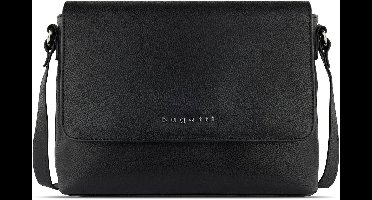 bugatti Schoudertas Bella Shoulder Bag With Flap Black Zwart