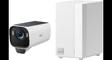 eufy HomeBase Professional S1 + eufyCam S3 Pro Outdoorcam - 4K Ultra HD-resolutie, MaxColor Vision™ technologie, Zonne-energie met SolarPlus™ 2.0 - Bundelvoordeel