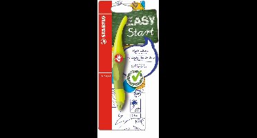 STABILO EASYoriginal - Ergonomische Rollerball - Rechtshandig - Blauwe Inkt - Navulbaar - Lime/Groen
