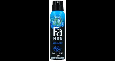Fa Men - Perfect Wave - Deodorant Spray - Verfrissende Geur - 150 ml - Voordeelverpakking - 12 stuks