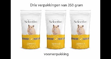 Supreme Science Selective Hamstervoer - 3x 350gram Voordeelverpakking