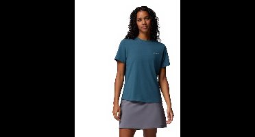 Columbia Sun Trek™ Ii T-shirt Met Korte Mouwen Blauw XL Vrouw