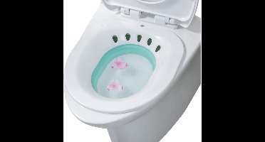 YOZHIQU Opvouwbaar bidet - Toiletspecifiek bidet - Geschikt voor aambeien, kraamzorg, zwangere vrouwen en ouderen - Groen
