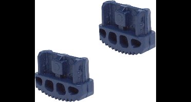 DAS laddervoet / ladderdop 65 mm blauw - Per 2 stuks