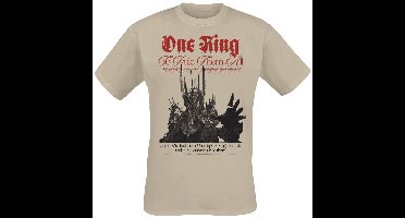 The Lord Of The Rings One Ring to Rule them all Heren T-shirt - zand - XL