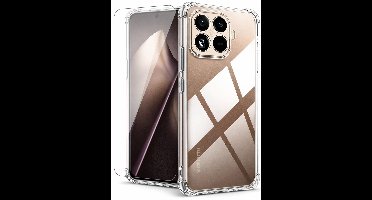 Hoesje geschikt voor Xiaomi 15T Pro - Screenprotector Glas - Shockproof Transparant
