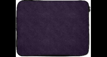 Laptophoes - Leer print - Paars - Dierenhuid - Laptops- 15 6 Inch - Laptop