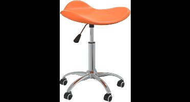 vidaXL - Kantoorstoel - kunstleer - oranje