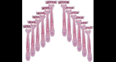 Gilette Simply Venus - Scheermesjes - 12 Stuks - VOORDEELVERPAKKING - Hoge kwaliteit mesjes - 3 Scheerbladen per mesje - Scheermes voor vrouwen - Speciale grip