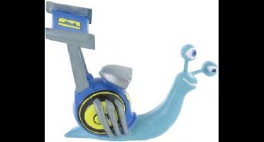 Turbo - speelfiguurtje slak Skidmark - kunststof - 8 cm - Comansi