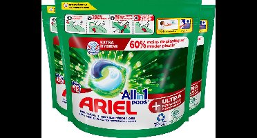 Ariel All in 1 Wasmiddel Pods+ Vlekverwijderaar - Wascapsules - Voordeelverpakking - 3 x 35 Wasbeurten