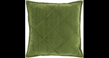 Unique Living - Kussen Doutzen 45x45cm Olive Green