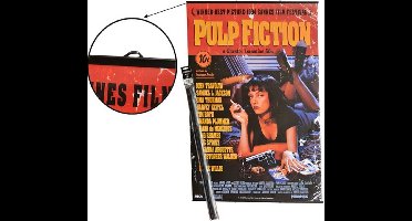 Posterstrip - 93cm - 2 stuks - Zwart - Met ophangoog - kunstof - posterhanger