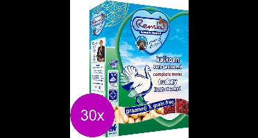 Renske Honden Natvoer - Hondenvoer - 7+ Kalkoen - 30 x 395 g