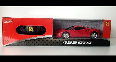 Rastar Rc Ferrari 488 Gtb Jongens 27 Mhz 1:24 Rood