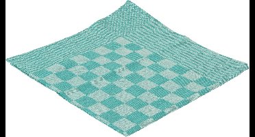 Theedoek blok ca. 70x70 cm set à 10 stuks groen.